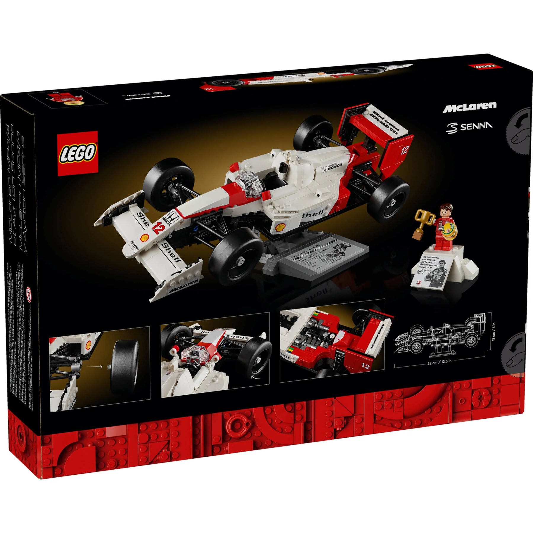 LEGO Set Icons 10330 McLaren MP4/4 e Ayrton Senna 693 peças