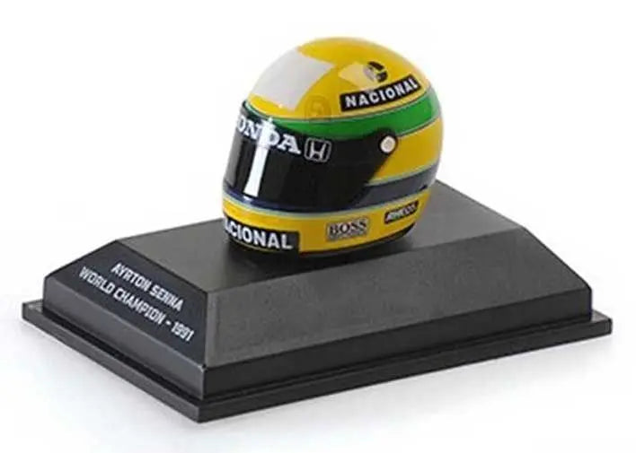 Miniatura Capacete F1 Ayrton Senna MiniChamps Mod. Sortidos