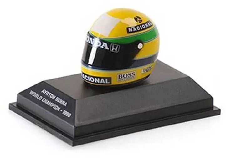 Miniatura Capacete F1 Ayrton Senna MiniChamps Mod. Sortidos