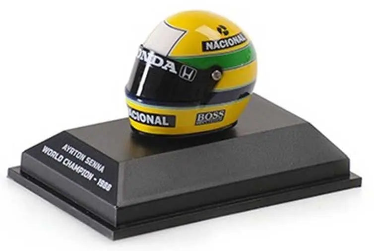 Miniatura Capacete F1 Ayrton Senna MiniChamps Mod. Sortidos