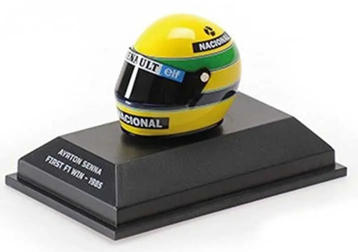 Miniatura Capacete F1 Ayrton Senna MiniChamps Mod. Sortidos