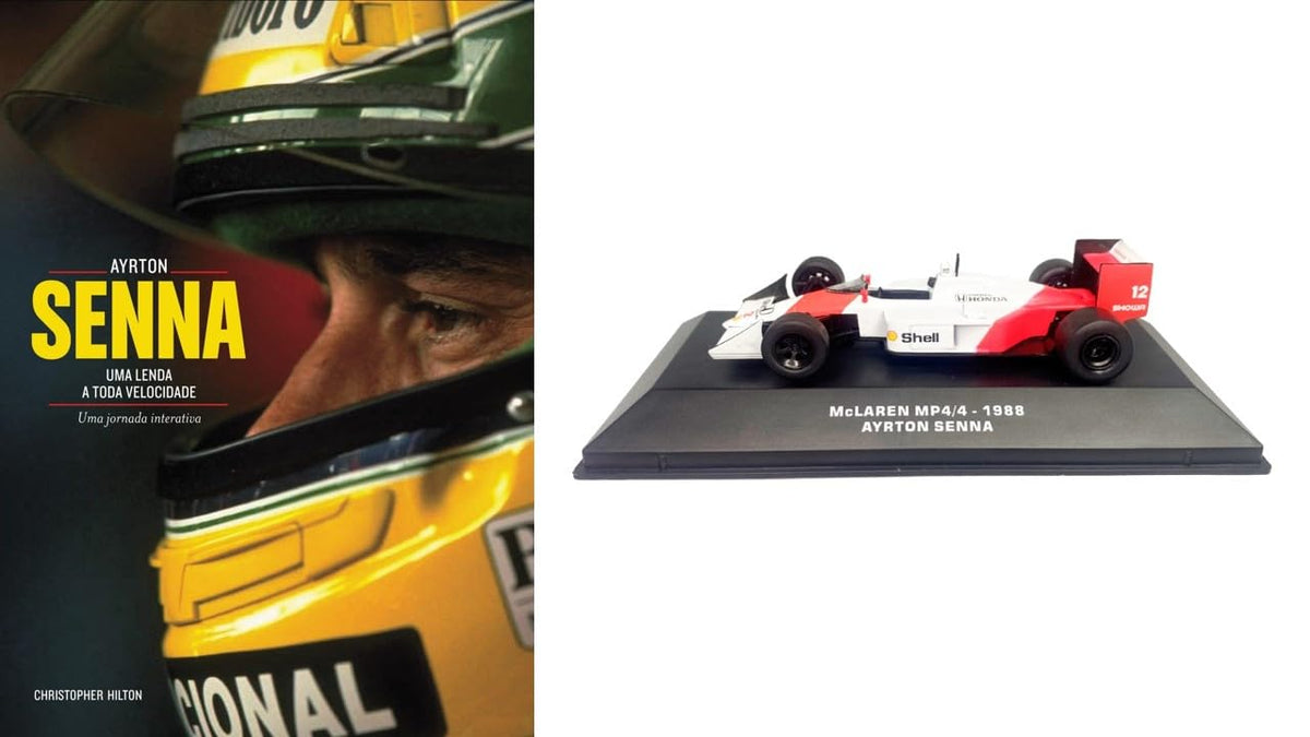 Ayrton Senna: Uma Lenda a Toda Velocidade - Edição Especial: Acompanha Miniatura da McLaren