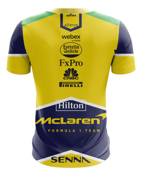 Camiseta Camisa Formula 1 Ayrton Senna Mclaren Envio Hoje 02