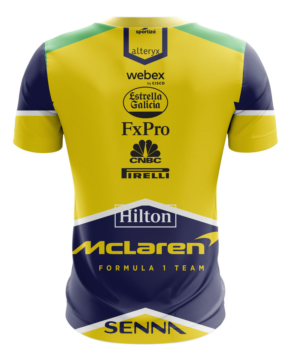 Camiseta Camisa Formula 1 Ayrton Senna Mclaren Envio Hoje 02
