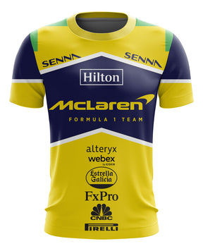 Camiseta Camisa Formula 1 Ayrton Senna Mclaren Envio Hoje 02