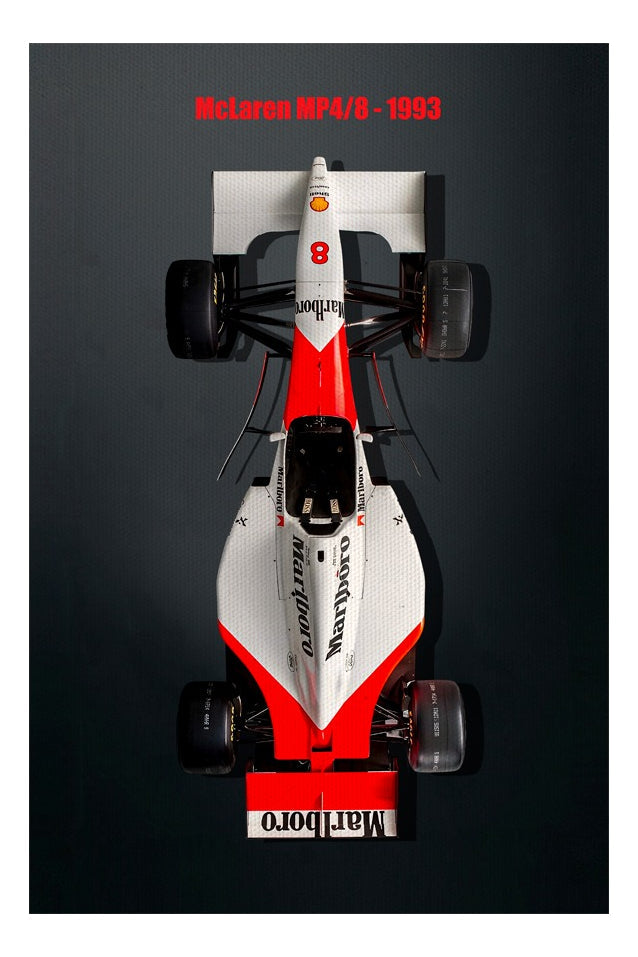 Quadro Decorativo Mclaren Ayrton Senna Para Sala Escritório